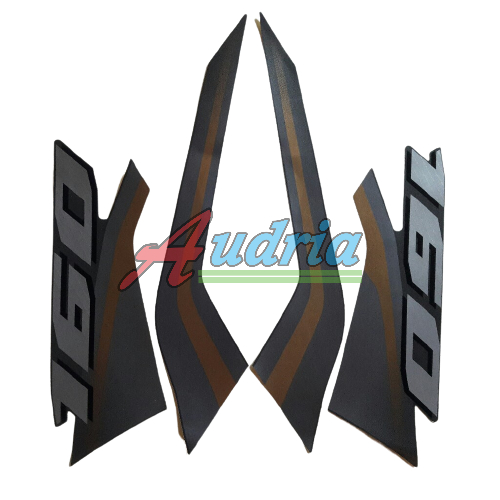 Striping sticker motor new honda vario 160 2022 hitam doff