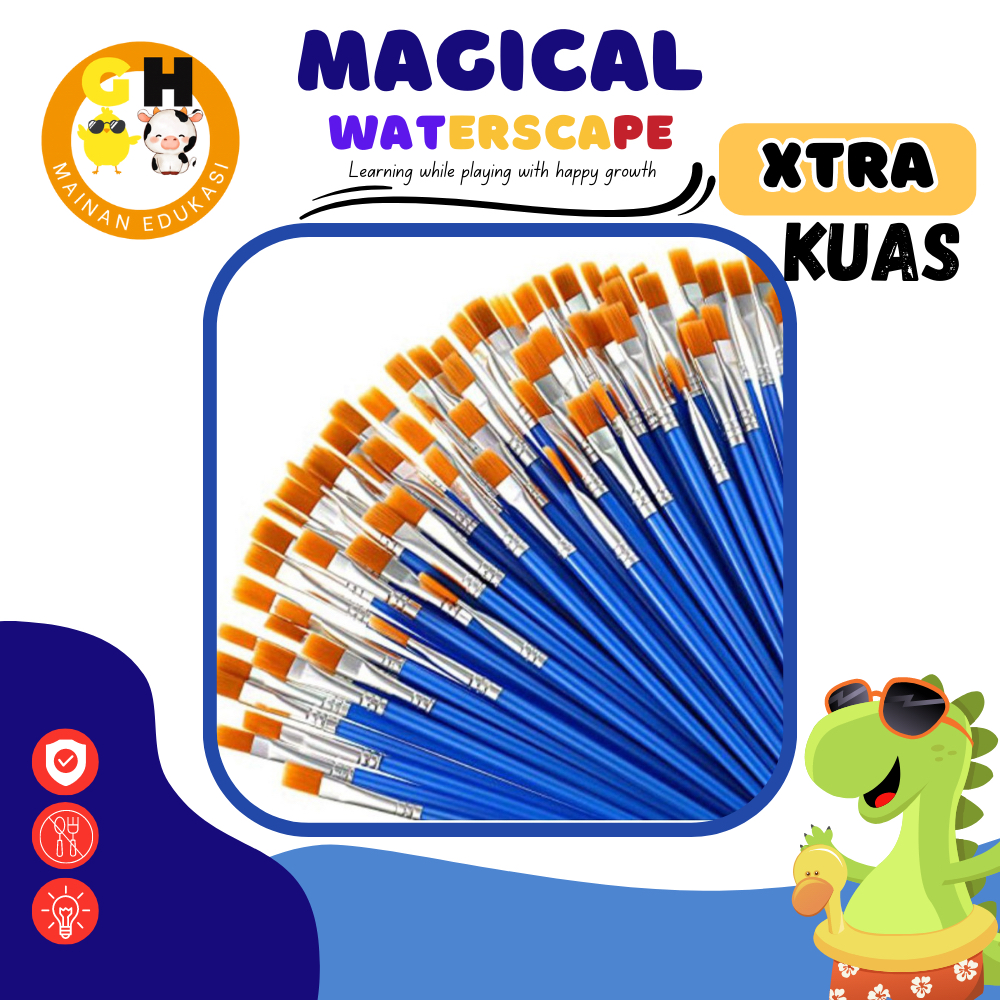 Refill Magical Waterscape Mainan Edukasi Gel Cetakan Jelly Air Ajaib DIY Montessori by GHEduPlay