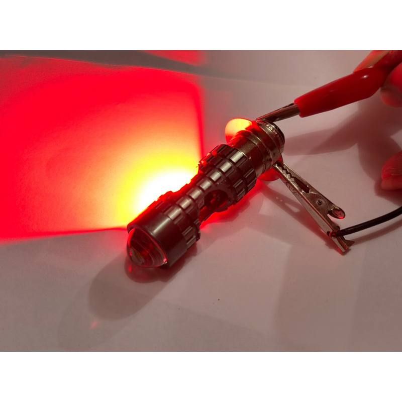 NEW PROMO  7.7 Lampu Utama LED H6 Laser High Low Senja Biru Merah
