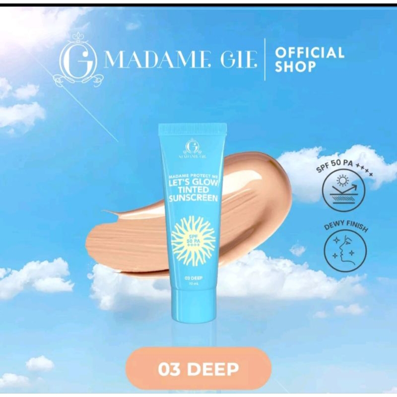 [BPOM] Madame Protect Me Let's Glow Tinted Sunscreen SPF 30 PA++++ Multipurpose