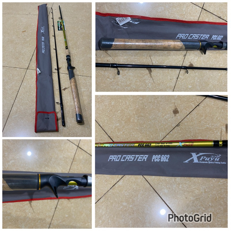 Joran Pancing BC Murah 201cm Line 4-10Lb X Puyu Pro Caster PCC-662