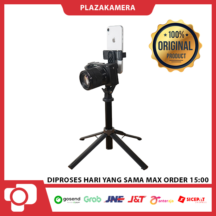 GMX MTX-140 Table Tripod Selfie Stick Tongsis Remote Shutter Bluetooth Kamera dan Smartphone MTX140