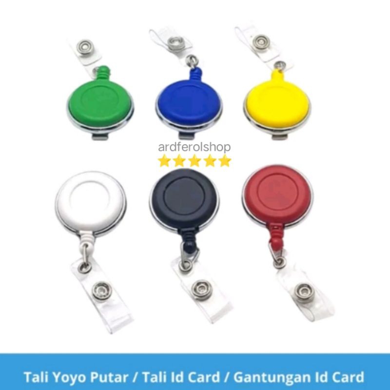 

Yoyo Putar Id Card Warna Warni Yoyo Gantungan Id Card PREMIUM
