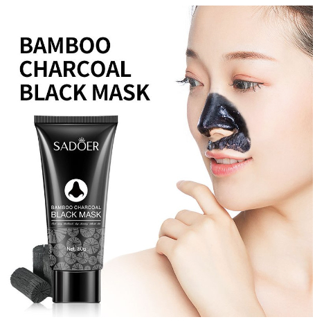 SADOER BLACKMASK CHARCOAL MASKER ARANG BLACKHEAD ANTI KOMEDO