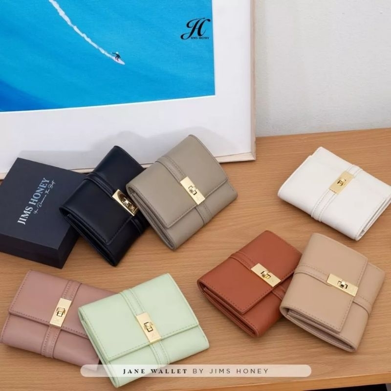 JIMS HONEY JANE WALLET DOMPET WANITA MURAH LUCU 100% ORIGINAL STORE FREE BOX