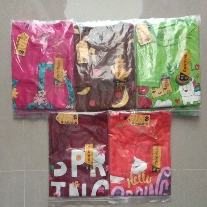 Kaos Anak Perempuan Lengan Panjang 6_14 T