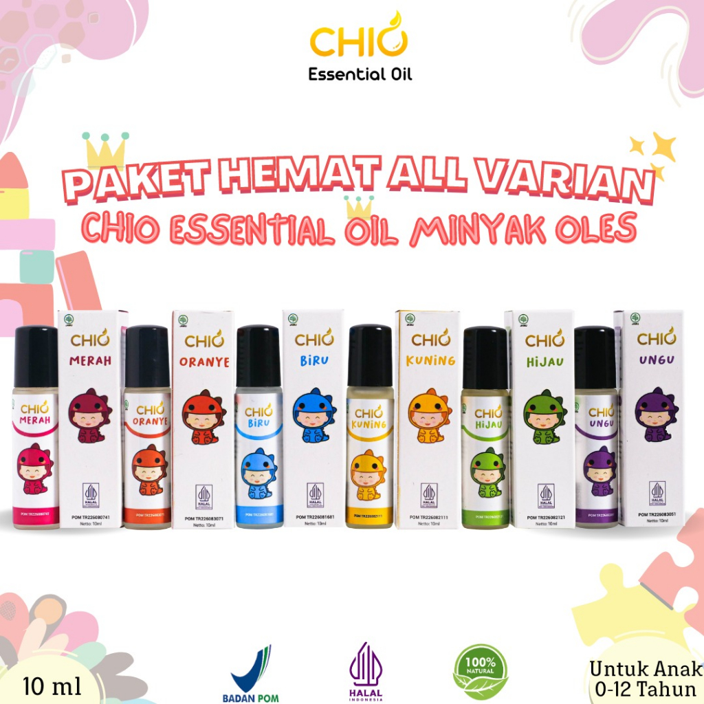 Chio Essential Oil Kemasan Baru MERAH