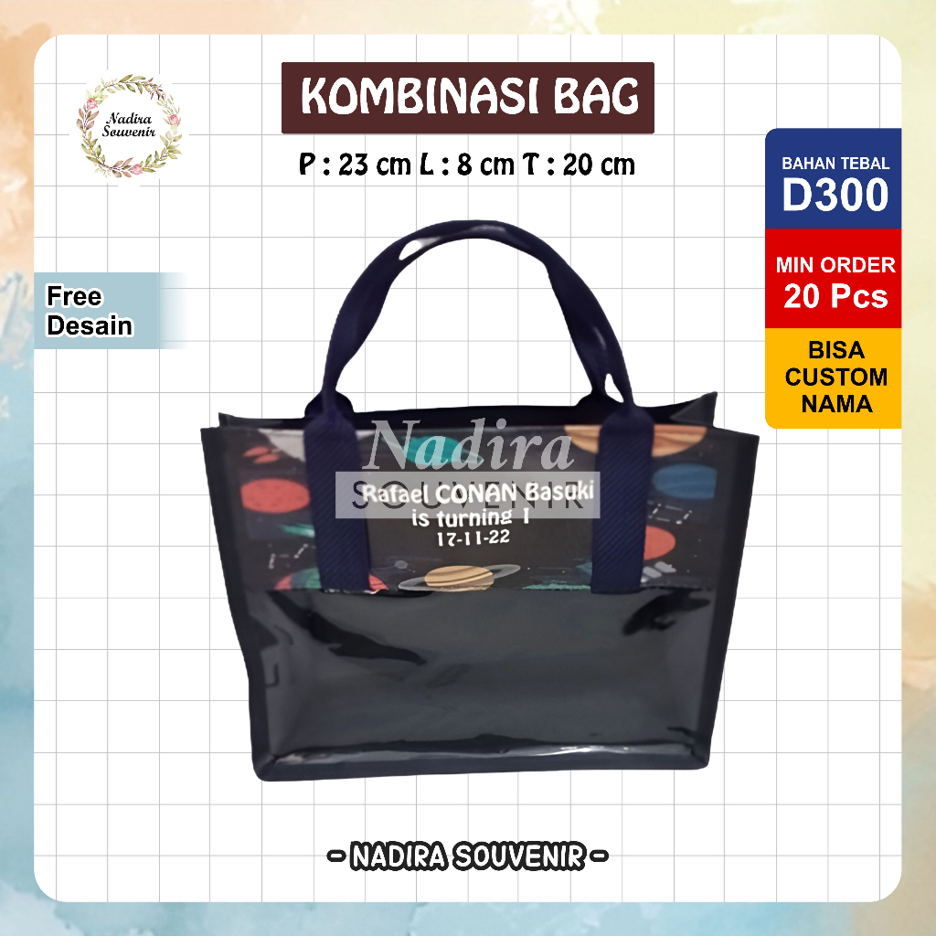 

TAS ULANG TAHUN KOMBINASI MIKA BAG MURAH/TAS ULTAH/ CUSTOM BAGUS MURA