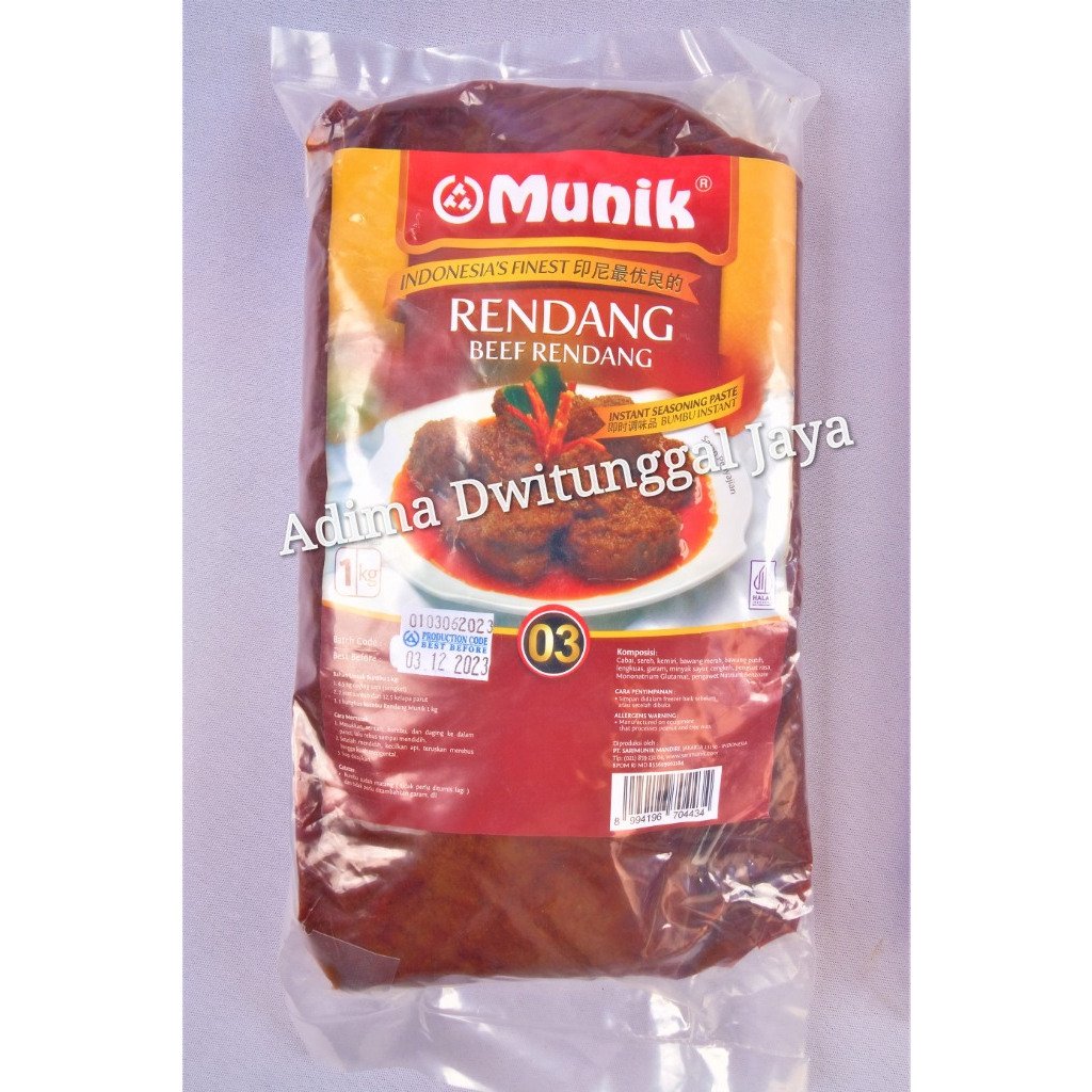 Munik Bumbu Rendang 1Kg