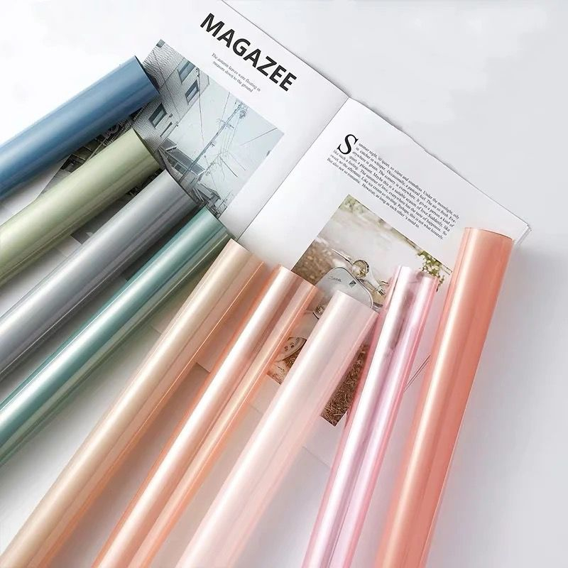 

Hologram Colored Transparant Cellophane Flower Wrapping Paper