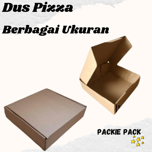 

Kardus/Box Pizza Ukuran 35x25x5 CM B Flute (Pembelian min 10pcs)