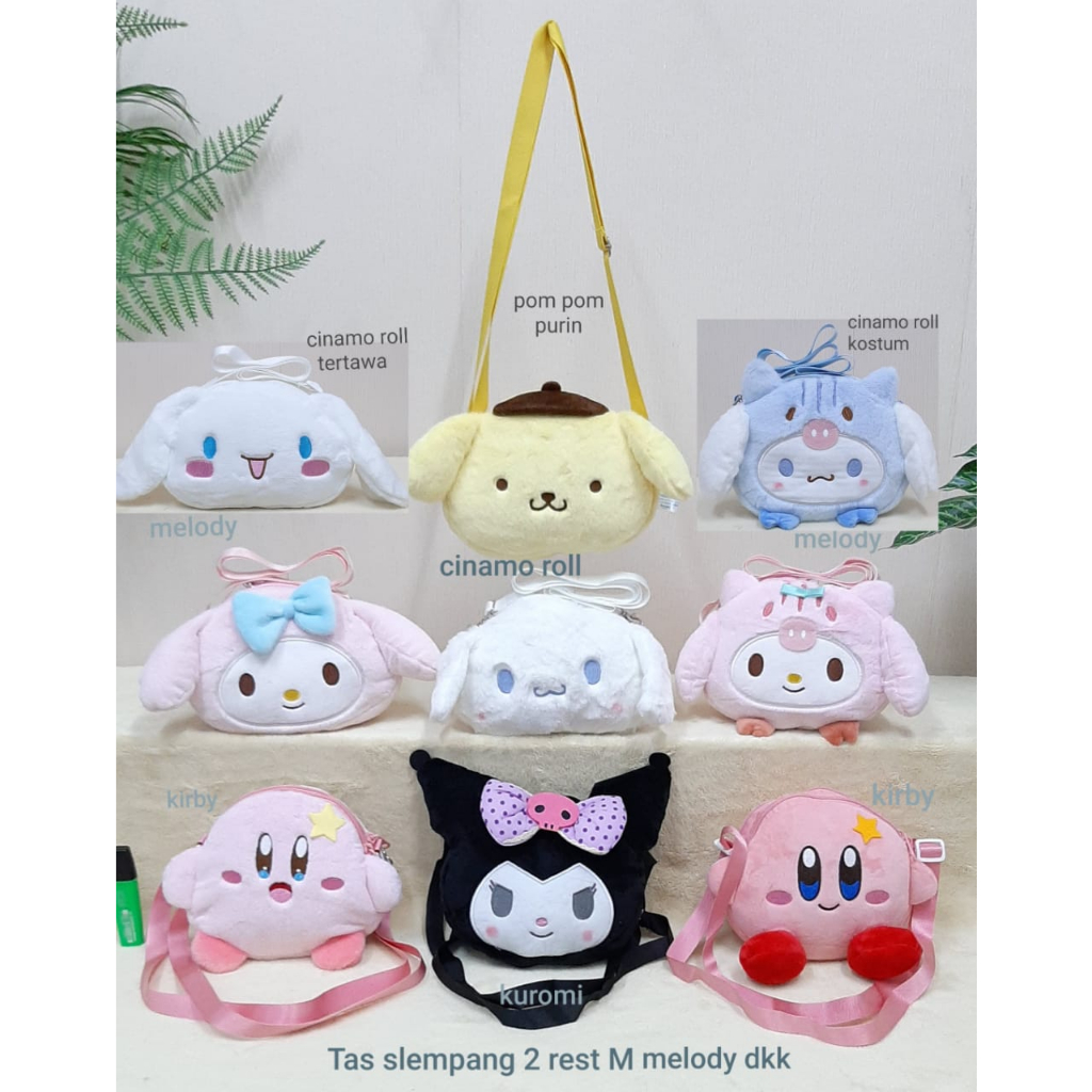 TAs Selempang Anak Melody Kuromi Cinnamonroll/Slingbag Anak Cewek