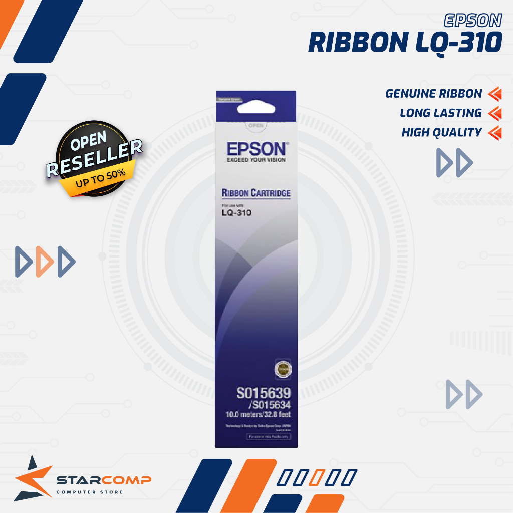 Ribbon Epson LQ310 LQ 310 Original Pita Cartridge LQ-310