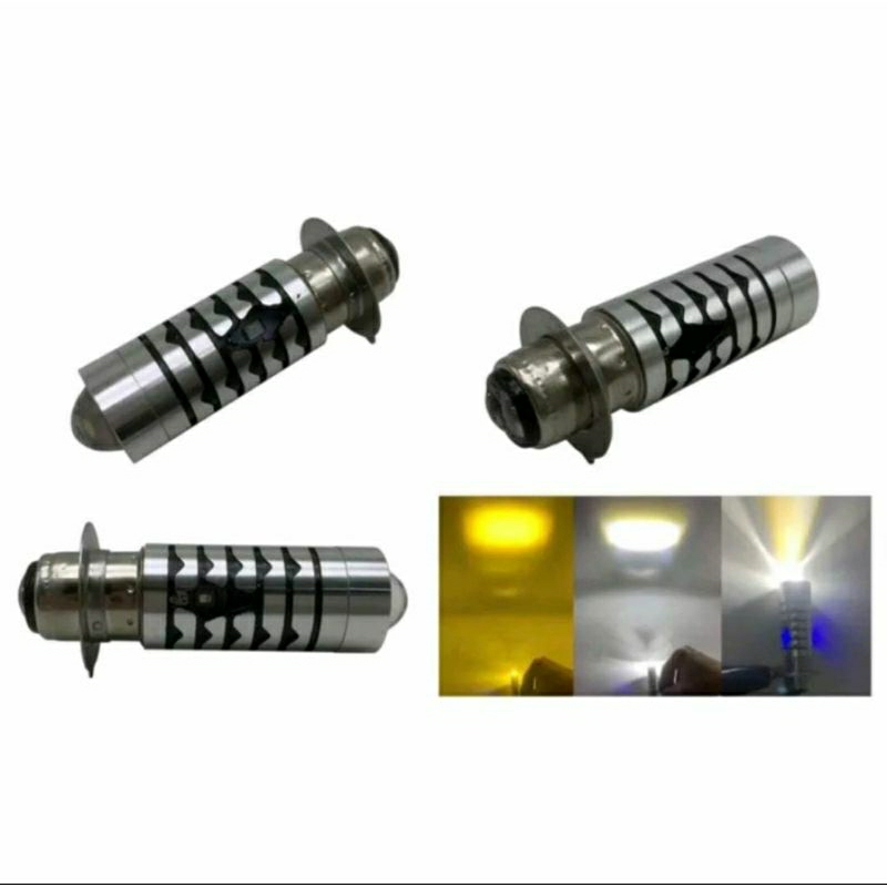 LAMPU DOP DEPAN MOTOR LAMPU LED 2LED PUTIH KUNING