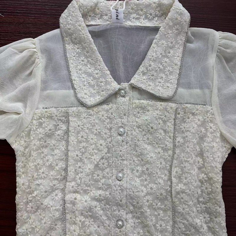 MOOGU ♡ Kemeja korea blouse lengan panjang tipis shirt wanita