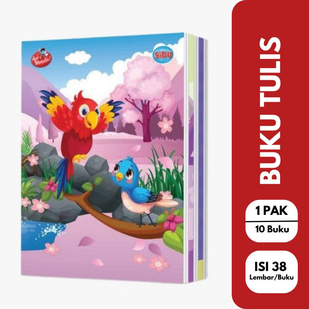 

Buku Tulis Sekolah SINAR DUNIA SIDU [Isi 38 58 Lembar/ 10 Buku]