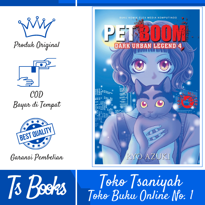 Buku Komik Manga PET BOOM Dark Urban Legend 4 By Ryo Azuki Buku Komik Misteri Buku Komik Serial Buku