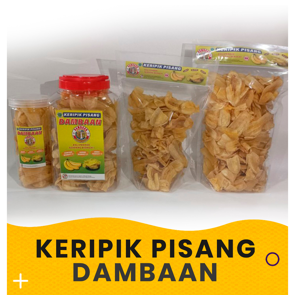 

KERIPIK PISANG MANIS [DAMBAAN] Gurihnya Wajib Dicoba ! | Healthy Snack