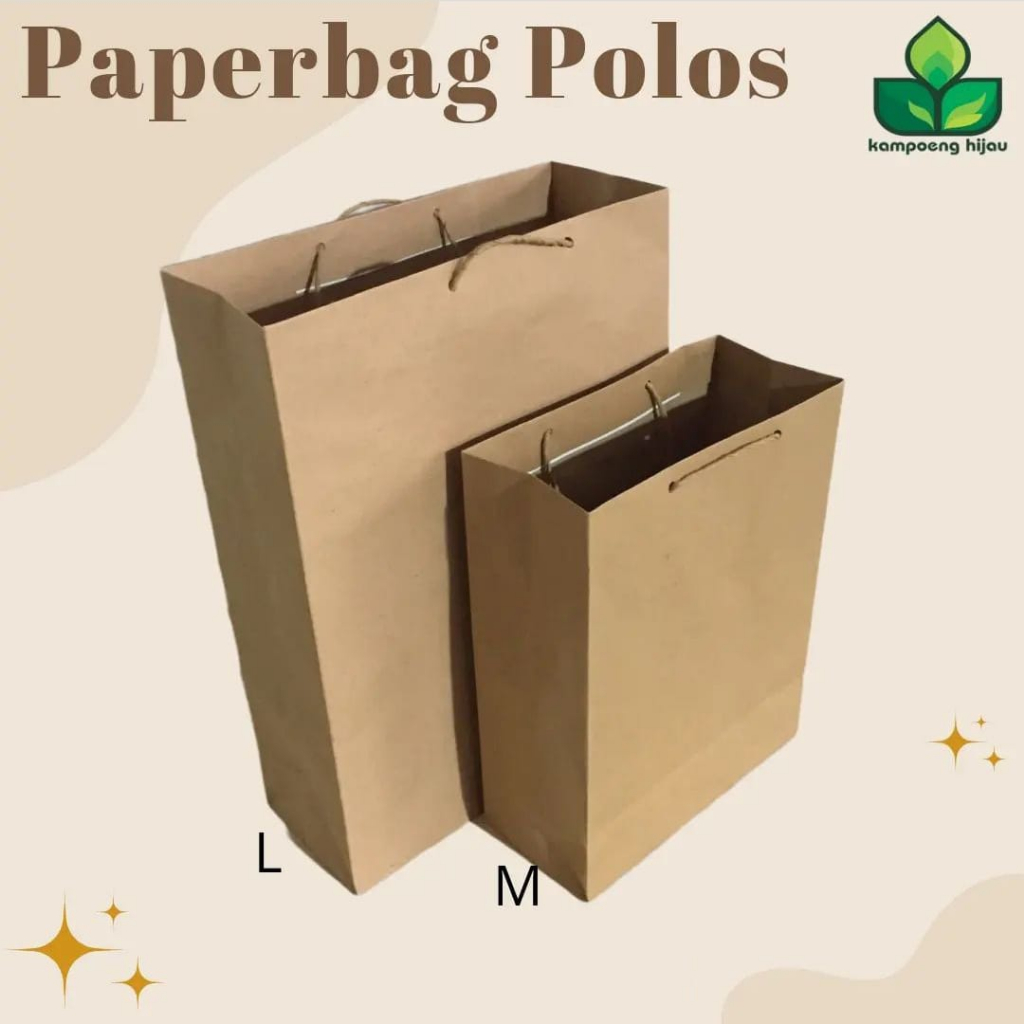 

Paper Bag Polos Paperbag Murah Tas Kertas Tas Kado (M)