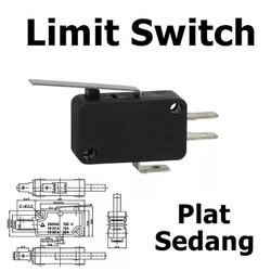 Micro / Limit Switch Plus Plat Panjang Tanpa Roda