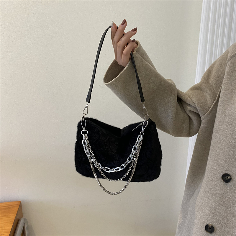 Minimalist Shoulder Bag Heart Pattern 10178