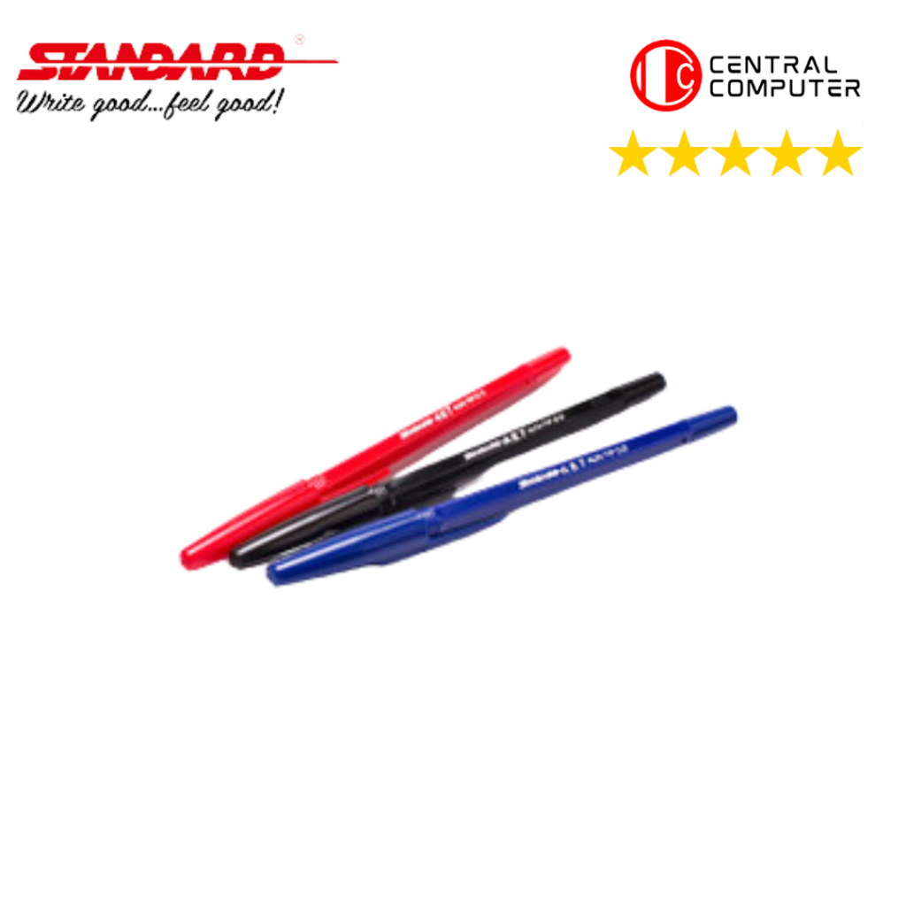 

Pulpen Standard AE7- 0.5mm Warna Pen Hitam|Biru|Merah Harga Satuan