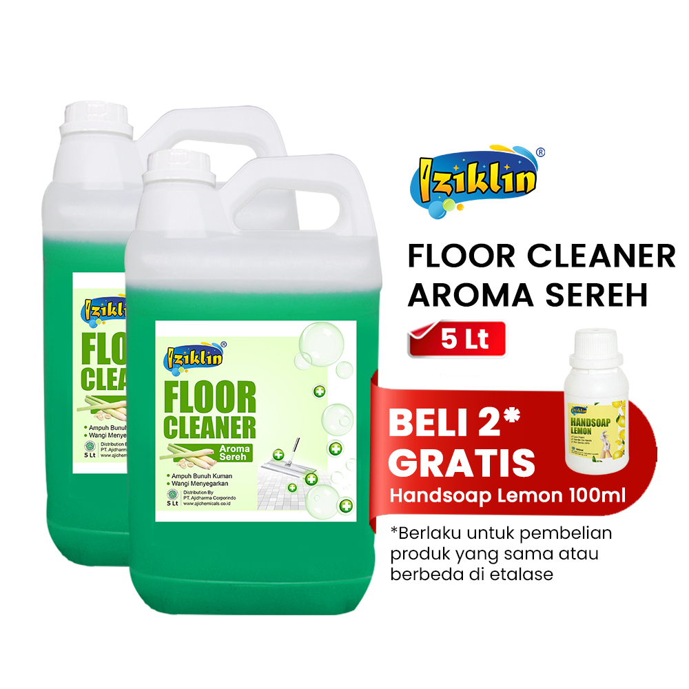 Iziklin Floor Cleaner Aroma Sereh - 5 Liter