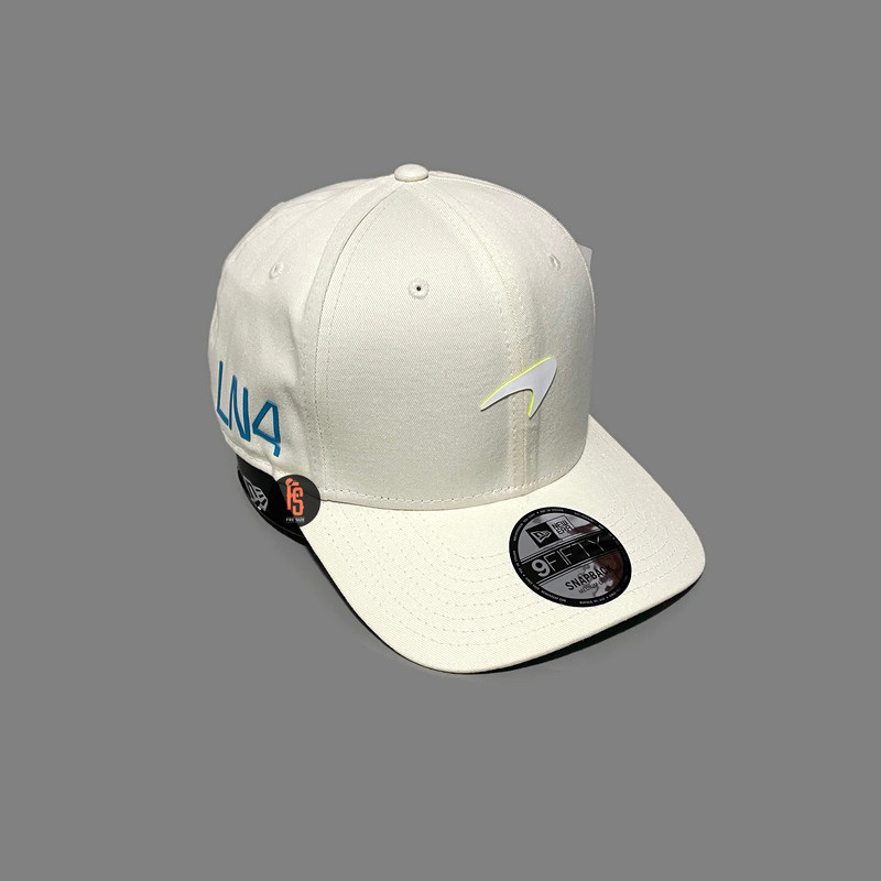 TOPI NEW ERA ORIGINAL 950 MCLAREN INFILL LOGO PRECURVE IVORY