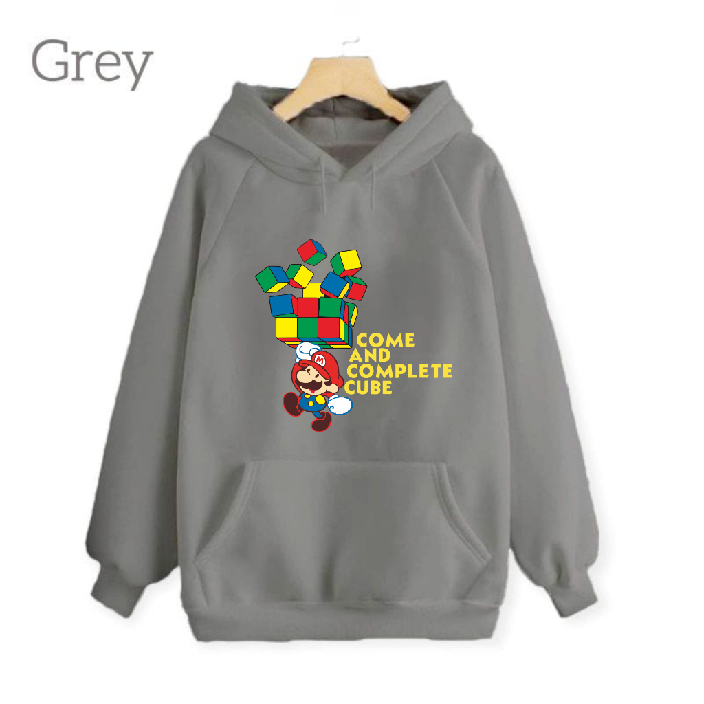 Sweater Hoodie Anak Mario Rubik