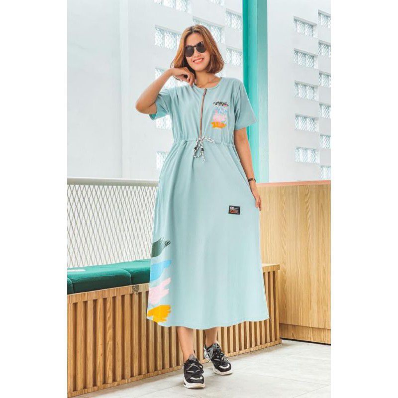 Gamis Wanita Dewasa Home Dress Gyl Authentic Ori