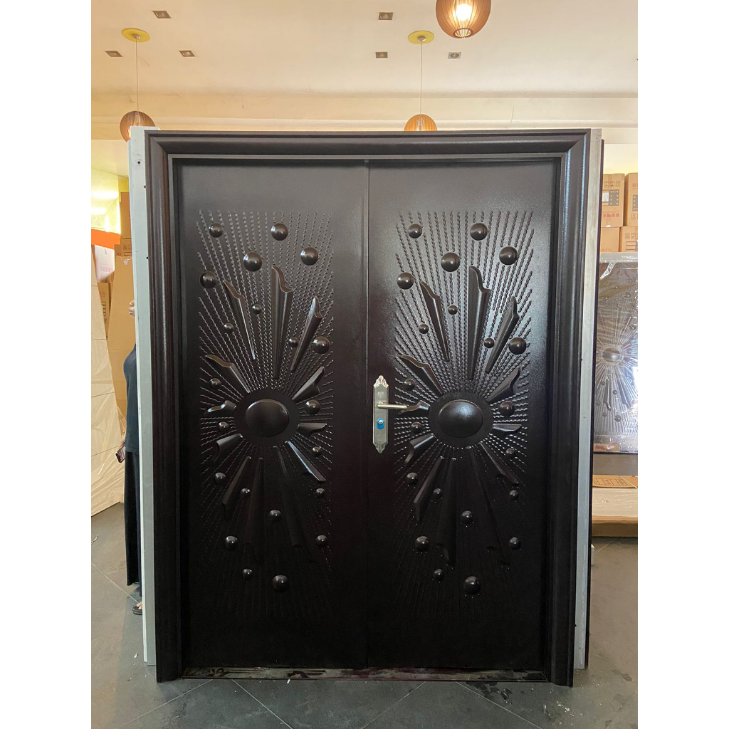PINTU BAJA DOUBLE ZY1210 COKLAT/PINTU UTAMA 2 PINTU