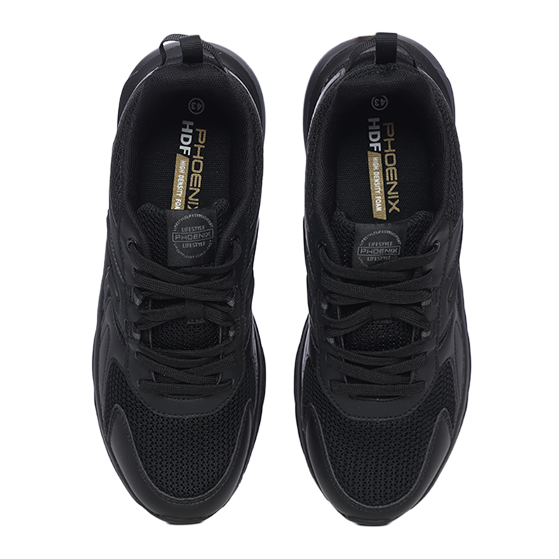 Phoenix Cleon Sepatu Sneakers Pria - All Black