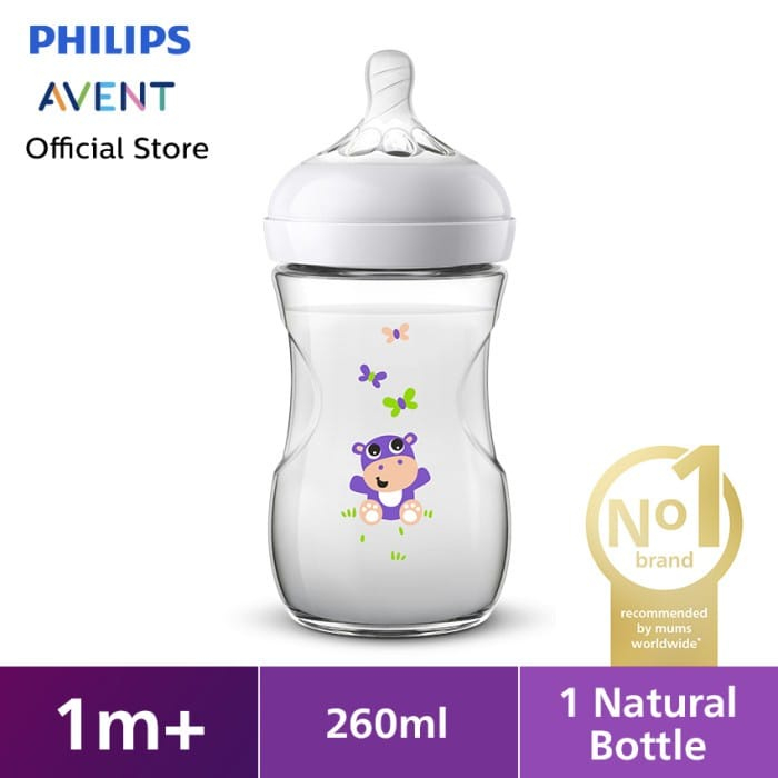 Philips Avent Natural Bottle Single 9Oz SCF627/42 Botol Bayi