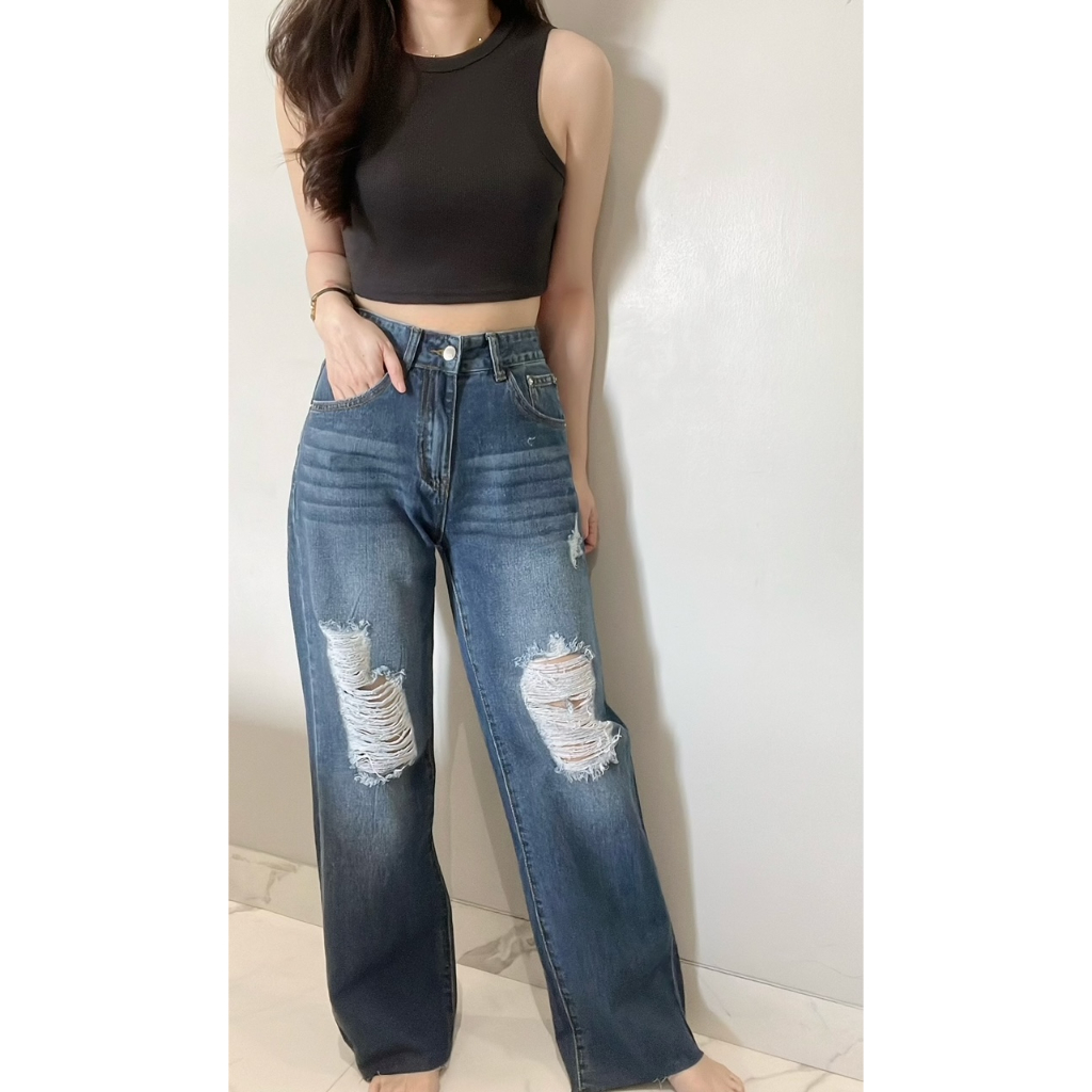 Kode: 3251 (Culottes ripped jeans)