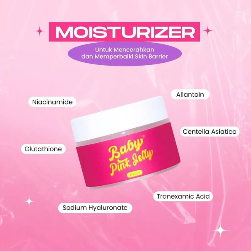 JILL SKIN - BABY PINK JELLY MOISTURIZER 30gram ORIGINAL