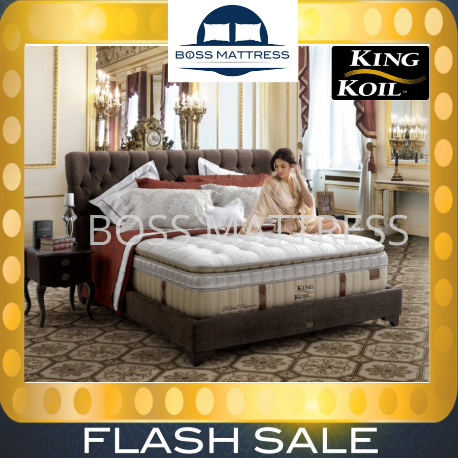 KING KOIL SpringBed ALL NEW NATURAL RESPONSE ( Hanya KASUR / Full SET ) 160 180 200 100 120