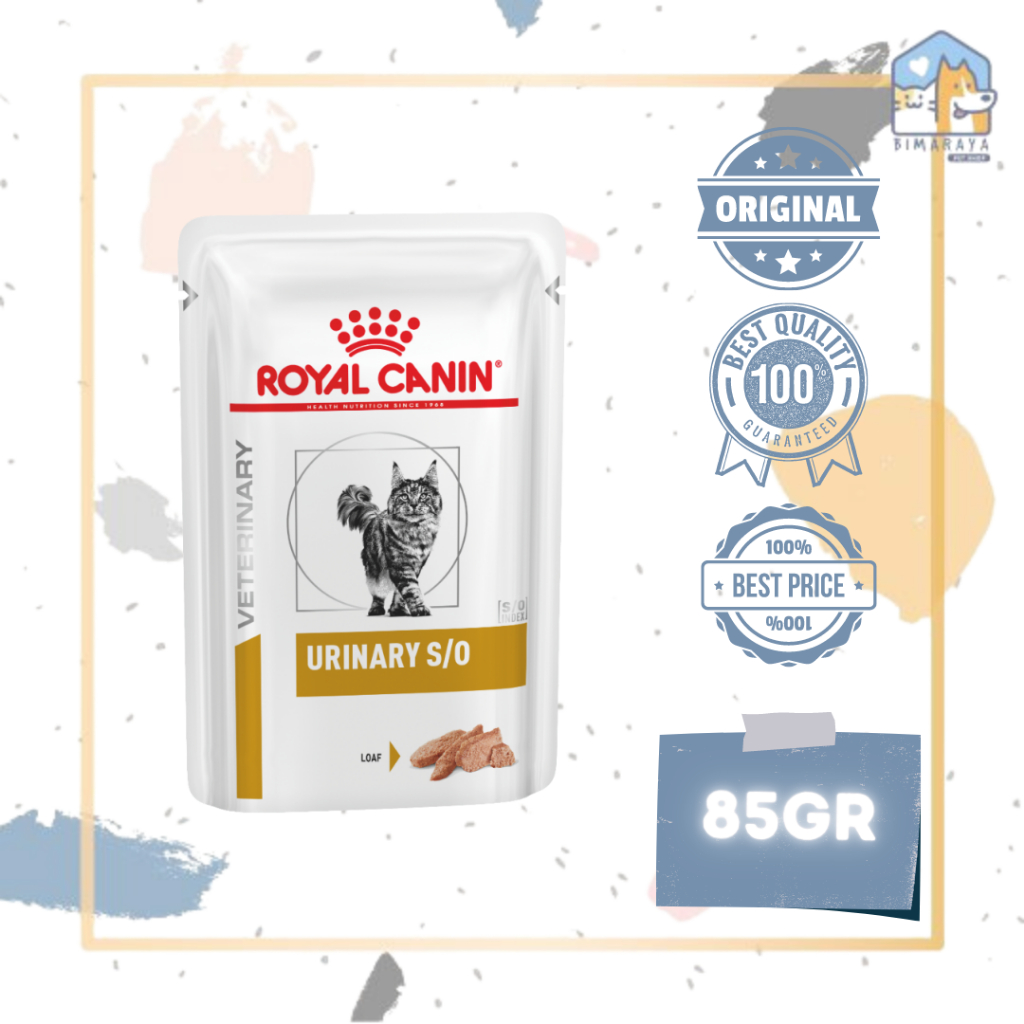 ROYAL CANIN VET URINARY S/O URINARY SO WET FOOD 85GR (POUCH/SACHET)