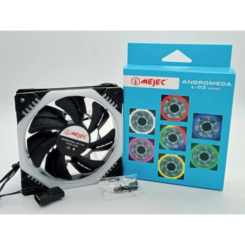 FAN CASING 12cm Single Led MEJEC L3 Casing Komputer - CPU Cooler Garansi Resmi