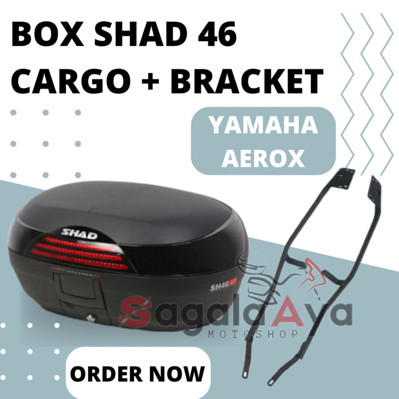 Promo Paket Box SHAD 46 SH 46dan Bracket SHAD YAMAHA AEROX