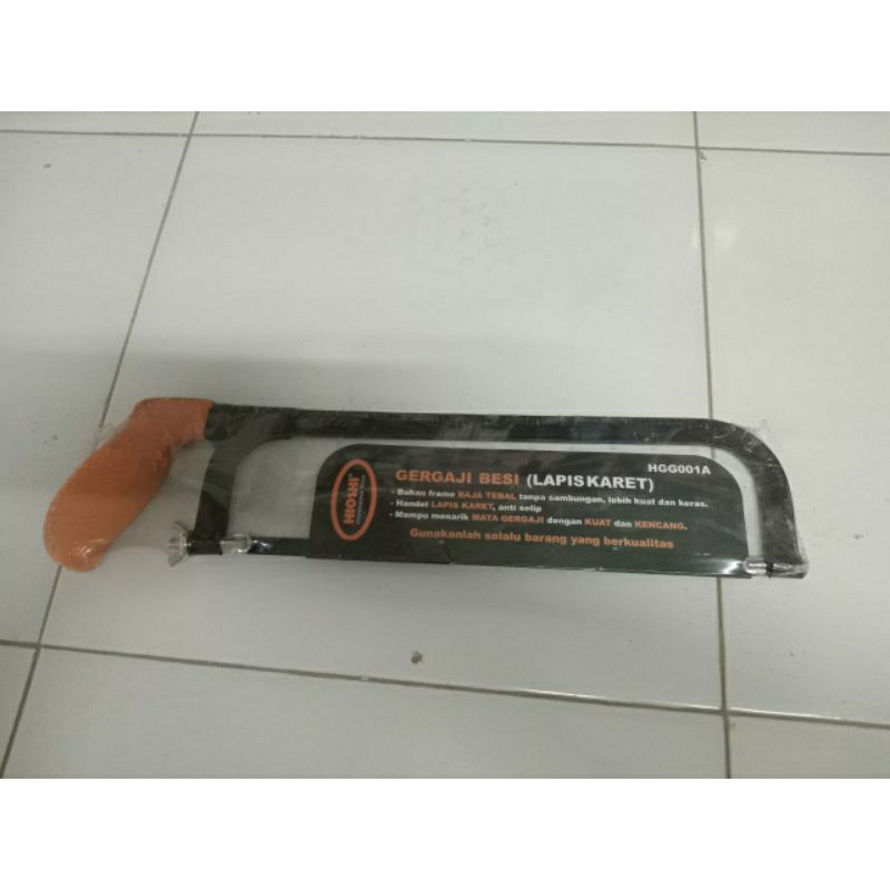 gergaji besi hioshi (lapis karet)