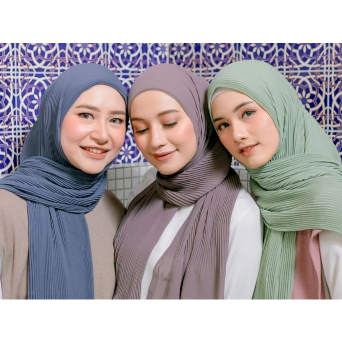 Jilbab Pashmina Plisket / Hijab Pashmina Plisket Terbaru/ Jilbab Pashmina Plisket Terviral/Jilbab Pa