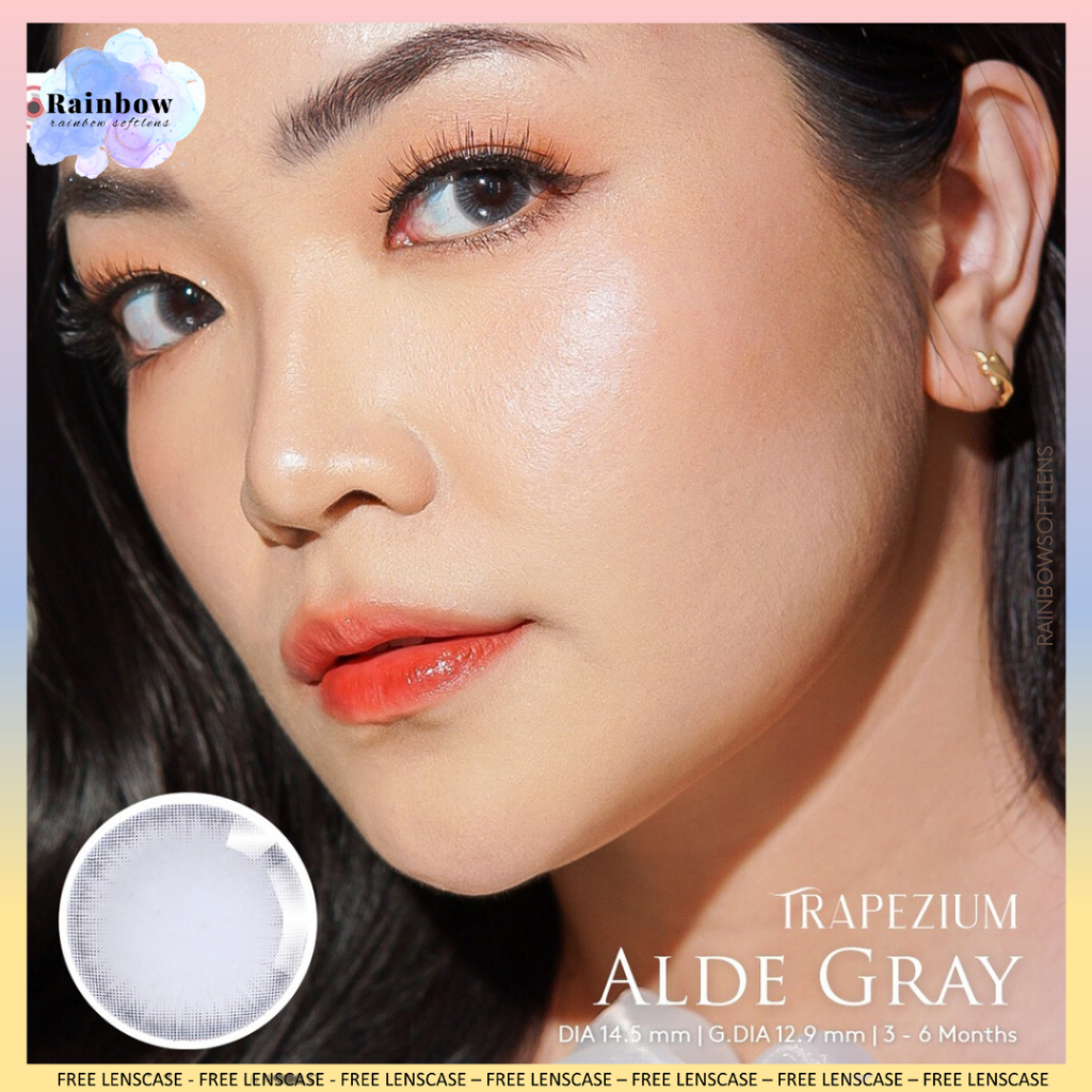 SOFTLENS TRAPEZIUM ALDE MINUS (-0.50 S/D -6.00) BY CTK DIA 14.5MM / FREE LENSCASE / Softlen Soflen Soflens