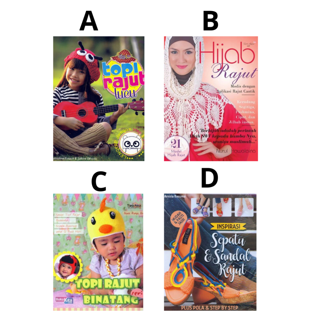 AnekaBenang - Buku Rajut / Merajut / Pola / Crochet