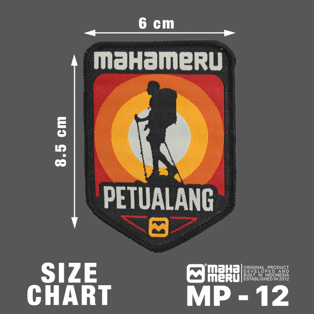 Mahameru Patch Emblem Bordir Jaket