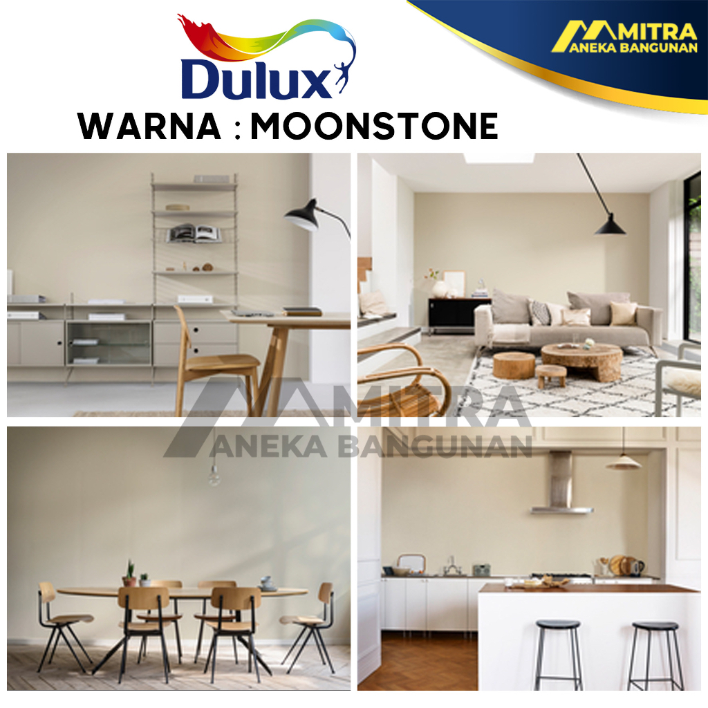 CAT TEMBOK DULUX MOONSTONE / CATYLAC PENTALITE EASY CLEAN WEATHERSHIELD / BEIGE NUDE
