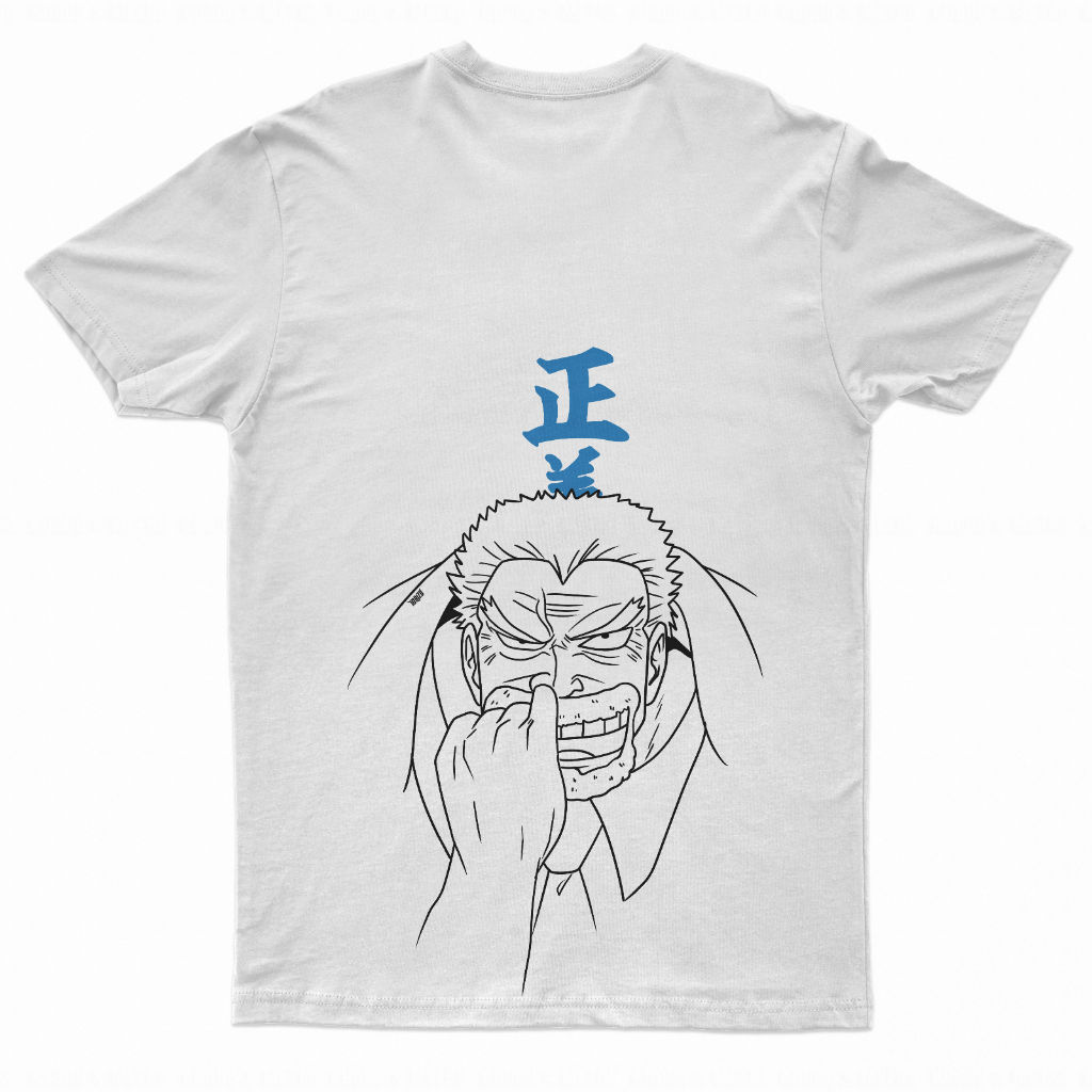 TORIZU Tshirt Monkey D. Garp no ojichan Anime Manga One Piece Premium Unisex