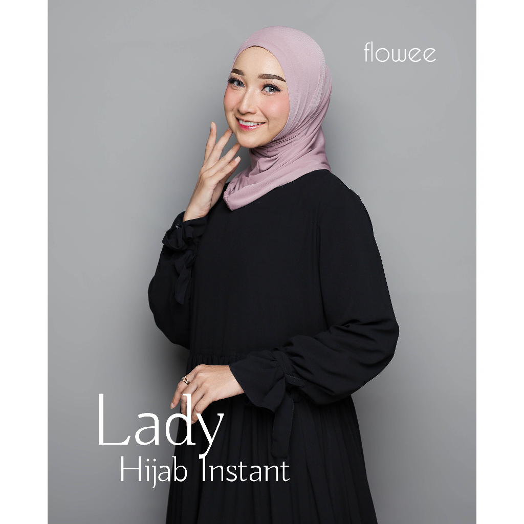 flowee - Pashmina Inner 2in1 Jersey Lady Pashmina Bahan Jersey Premium
