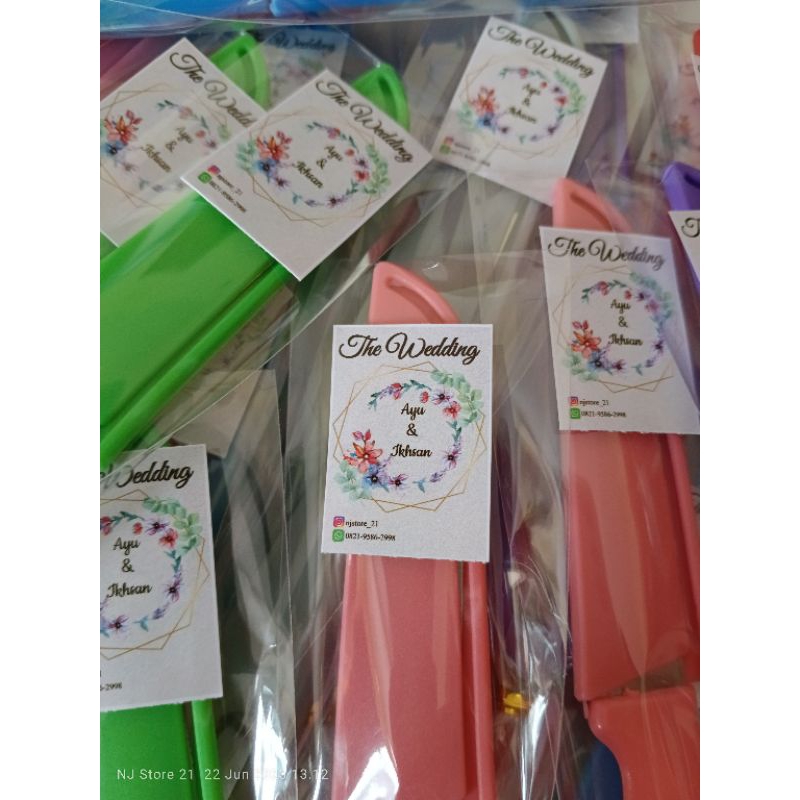 Souvenir Sarung Pisau Tebal Kemas Plastik isi 25 pcs