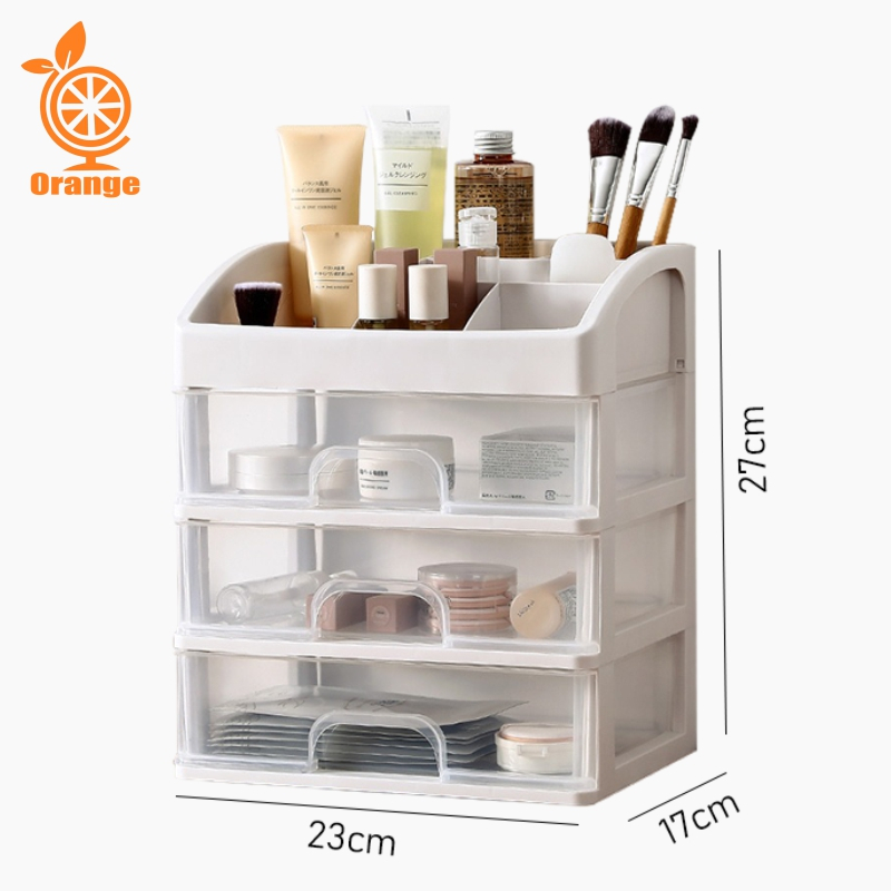 Rak Kosmetik Laci 3 Susun Rak Tempat Kosmetik Serbaguna Rak Makeup Organizer