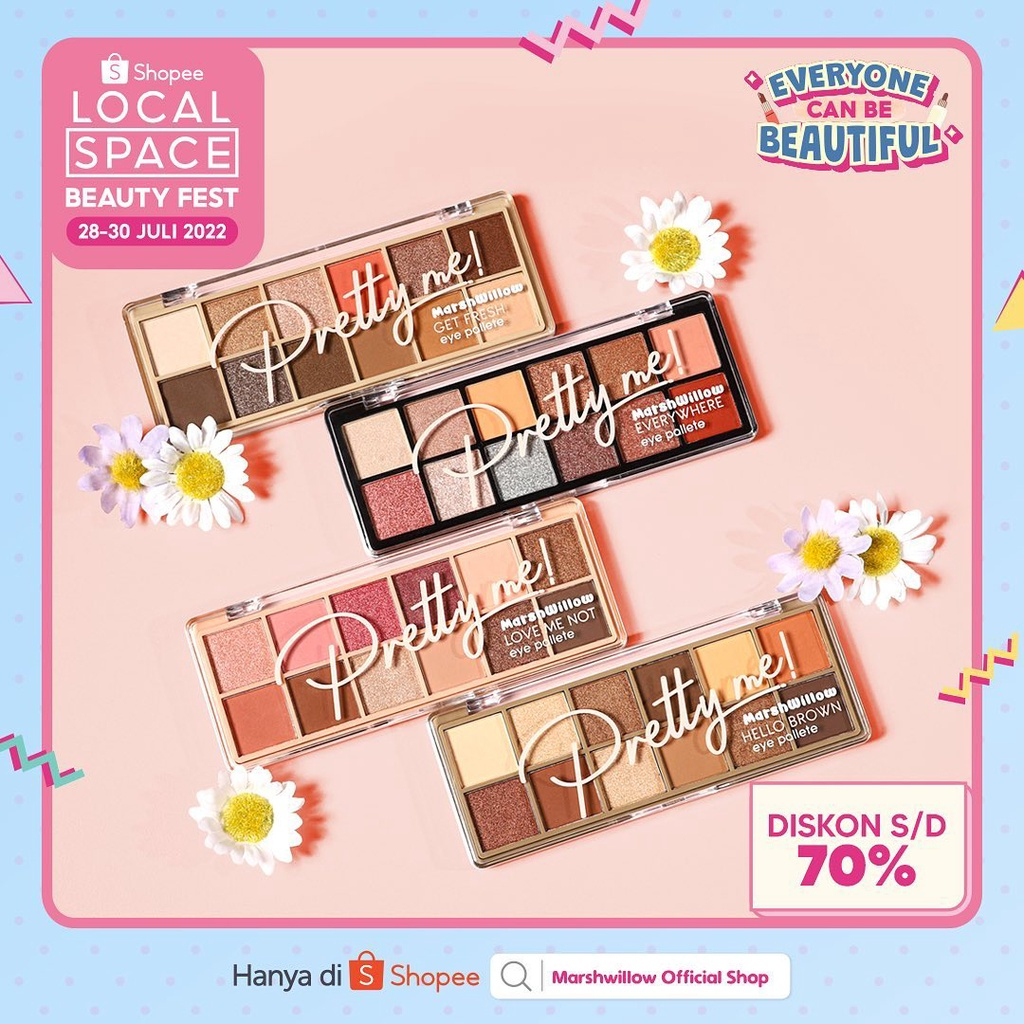 Marshwillow Pretty Me Eye Palette by Natasha Wilona